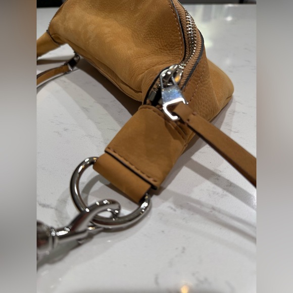 Rebecca Minkoff Bree Belt Bag - Honey Nubuck Suede Leather - Picture 4 of 16